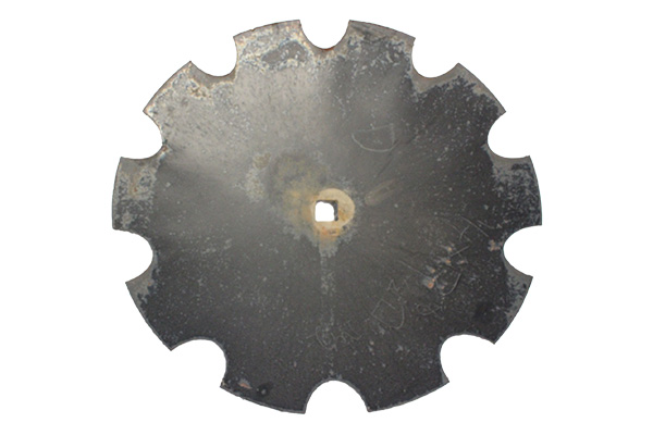 20" x 4.50mm - Notched Disc Blade - 1.1/8" Sq. Axle