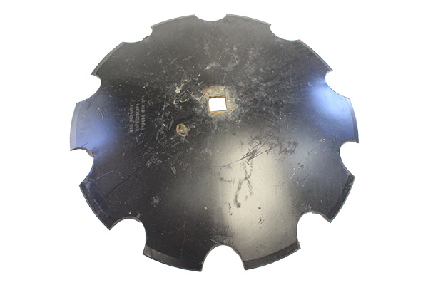 22" x 4.75mm -Notched Disc Blade - 1.1/8" Sq. Axle